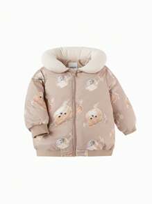 Balabala Baby Girls Down Jacket Baby Girl New Girls' Winter Coat -Filled Stylish