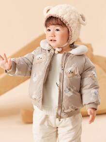 Balabala Baby Girls Down Jacket Baby Girl New Girls' Winter Coat -Filled Stylish