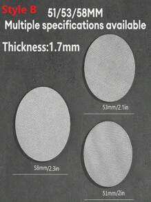 1pc,51mm/53mm/58mm, Thickened Double Layer Reusable Coffee Filter Screen Heat Mesh Screen Portafilter Barista Coffee Making Puck Screen For Portafilter Basket Espresso Accessories Back To School