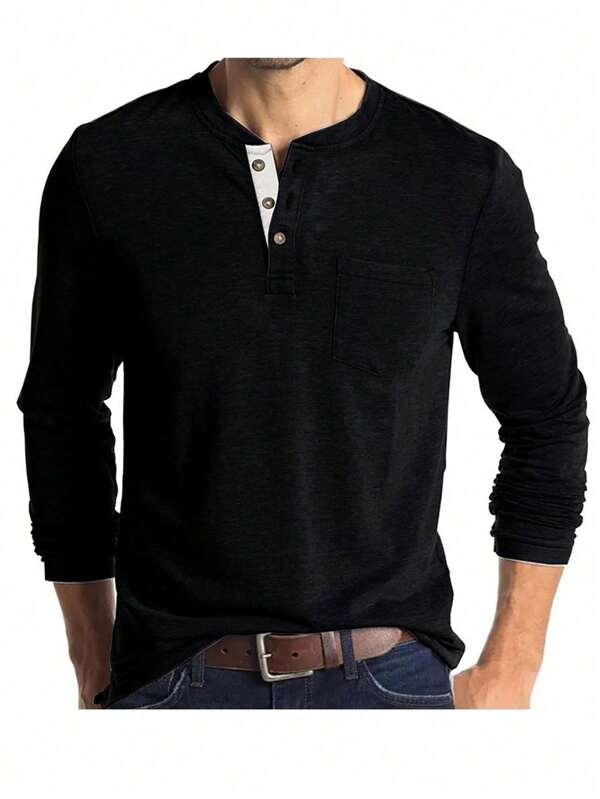 Men's Casual Sports Style Contrast Striped Trim Short Sleeve Polo Shirt,Four Seasons
