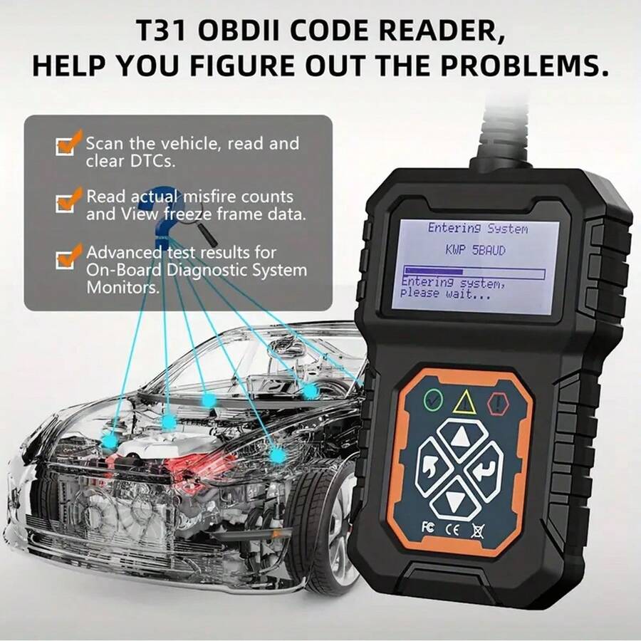 OBD2 Car Diagnostic Tool Instantly Diagnose Check Engine Light With
