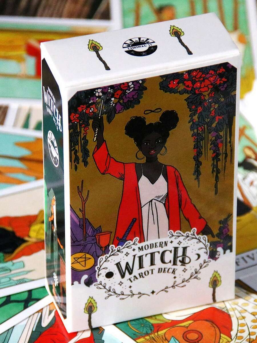 1pc Modern Witch Game Tarot, Party Tabletop Board Game, Adult Party