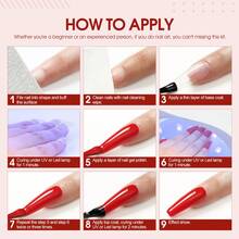10ML 1 CÁI Gel Sơn Móng Tay Màu Đỏ Ngâm Móng Tay Gel Sơn Móng Tay Cho Phụ Nữ Và Trẻ Em Gái Tự Làm Tiệm Làm Móng Sử Dụng Móng Tay Giáng Sinh Màu Đỏ - Nhiều màu - Xem 10