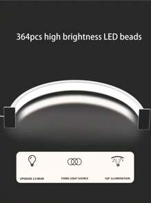 1 件半月形美甲台灯，粉色/白色半月形 LED 美容灯，睫毛灯 LED 美甲技术灯，适用于睫毛延长、纹身、眉毛绘画，亮度可调，美容工作室使用 - 多色 - 查看 4