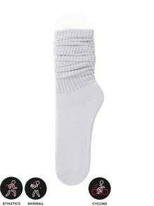 1 Paar einfarbige Outdoor Reise Fleece Socken für Damen