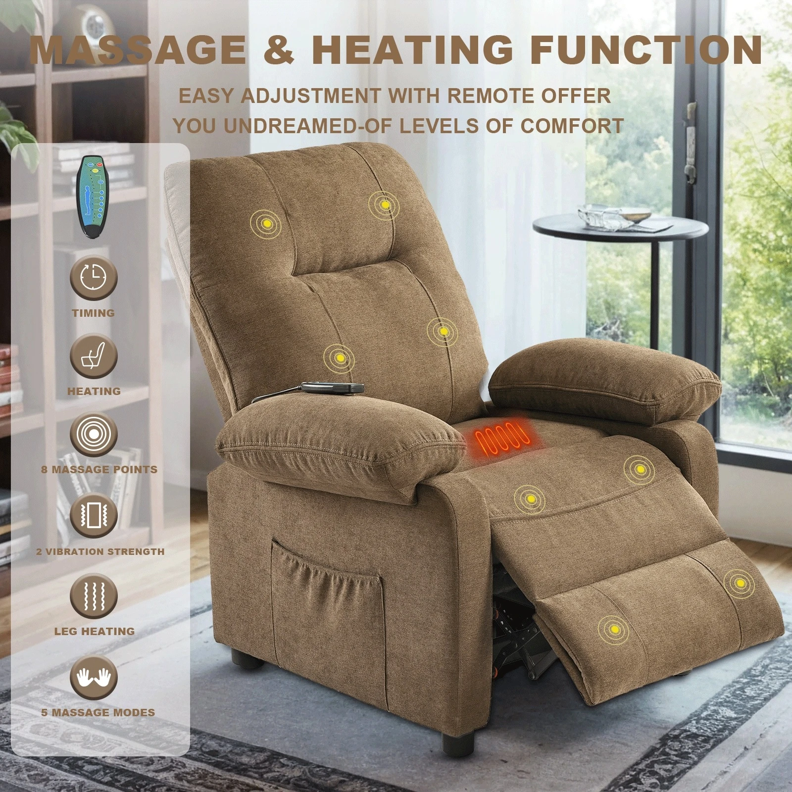 Lazy Boy Recliner Chair,Recliner Chair Massage Rocker With Heated