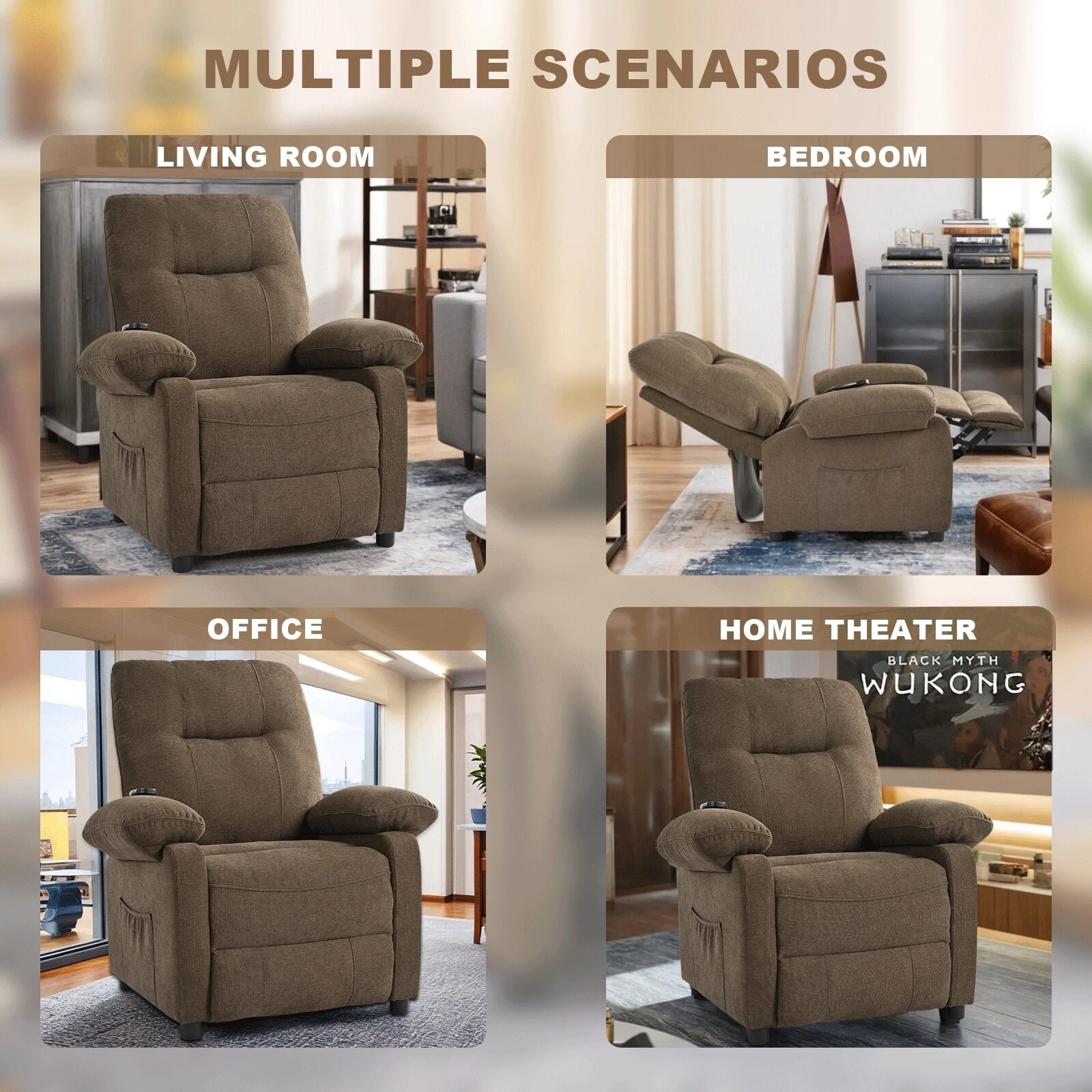 Lazy Boy Recliner Chair,Recliner Chair Massage Rocker With Heated