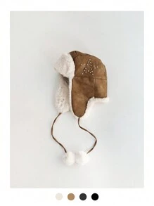 1pc Fashion Personalized Five-Pointed Star Earflap Hat, Outdoor Windproof Warm Trapper Hat, Thick Ear Protection Cap, Suitable For Men And Women - Multicolor - View 16