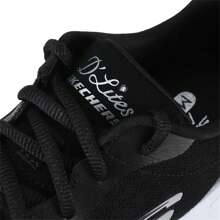 Skechers D'LITES 1.0 女士户外减震休闲运动鞋，熊猫款 - 黑色/白色 - 查看 5