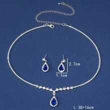 Conjuntos de Bisutería de Mujer - azul real - Ver 4