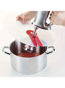 1/2/3件硅胶世界打蛋器碗盖防溅防水塑料碗盖鸡蛋防溅盖子厨房烹饪小工具打蛋工具有蓝色和红色