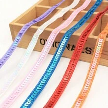 1 szt. 12 mm koronkowa lamówka z metalicznym brokatem, do sukni walentynkowej, szycia, kostiumów tanecznych, rękodzieła, pakowania prezentów, aksamitne naklejki do dekoracji odzieży, akcesoria do szycia DIY, dekoracja torby i spinki do włosów (bez papierowej karty)