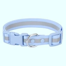 1 件防水夜间反光宠物狗项圈。