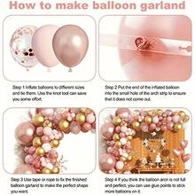 134, Bóng bay vàng hồng, Bộ vòng hoa hình vòm vàng hồng vàng trắng giấy vụn nhiều màu, Bóng bay cao su, Tiệc cưới sinh nhật, Bóng bay chụp ảnh, Bóng bay tiệc, Bóng bay sinh nhật, Trang trí sinh nhật, Bóng bay đám cưới, Trang trí đám cưới - Nhiều màu - Xem 3