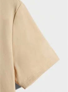 Men's Oversized Rabbit T-Shirt 100% Cotton Shirt Premium Women's Blouse New Release - 米色 - 查看 3