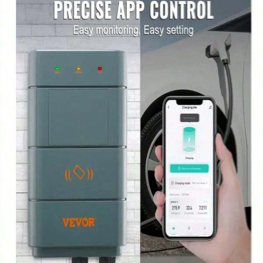 VEVOR Level 2 EV Charging Station 40A Home Electric Vehicle Charger
