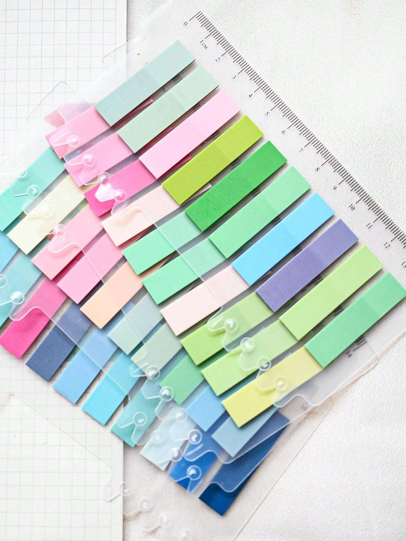 200 Sheets Of 1 Type Of Index Sticker PET Plastic Material Indication