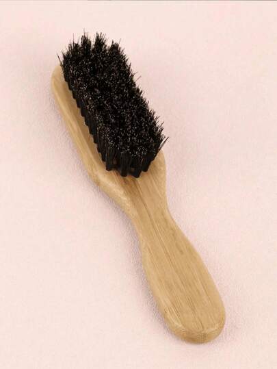 1pc/2pcs Boar Hair Brush Comb Bamboo Men's Beard Brush, Hair Comb, Bangs Comb, Edge Brush, Comb, Hair Tools, Hair Products And Accessories For Barber Salon Beauty Back To School, Travel Holiday Essentials, Hair Accessories For Women, Brush, Detangling Brush, Ball Brush, Mini Hair Brush Set, Wooden Comb, Hair Brushes, Curly Hair Brush, Hairdressing Equipment, Hairstyle, Hairdressing, Hair Brush, Brush Hair Brush Set, Comb Hair, Comb For Curls, Detangling Brush, Hair Brush For Women, Barber, Barber Accessories, Barbershop, Hairdressing Equipment