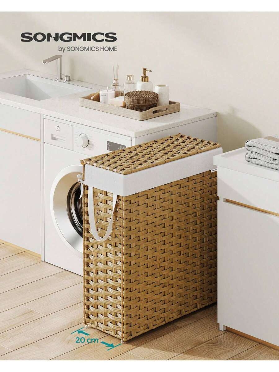 SONGMICS Laundry Baskets - Màu vàng - Xem 1