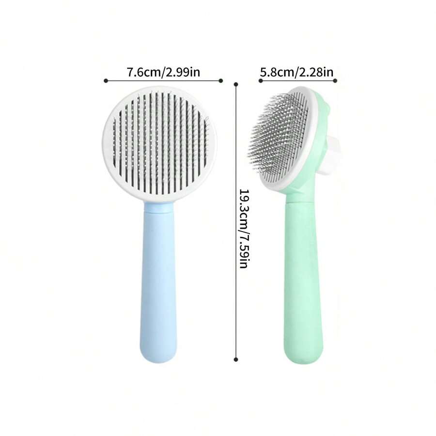 1pc Electric Pet Hair Remover Brush, Gentle Grooming For Cats & Dogs