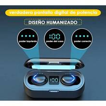 F9-5 Auriculares Inalámbricos Deportivos Intrauditivos Bluetooth 5.0 TWS HiFI Estéreo Para Android ios - Negro - Ver 7