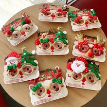 1pc, Khung kính Giáng sinh, Khung quà tặng vui nhộn hình con nai cái, Quà tặng trang điểm, Gương trang trí tiệc, Quà tặng Giáng sinh, Đồ trang trí Giáng sinh, Đồ dùng Giáng sinh - Nhiều màu - Xem 2