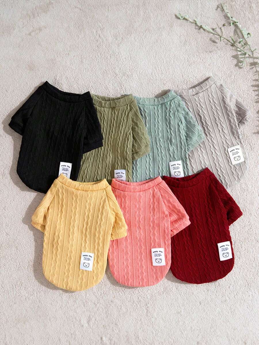 Autumn/Winter Cat And Dog Clothes, Warm Knitted Sweater For Pets for