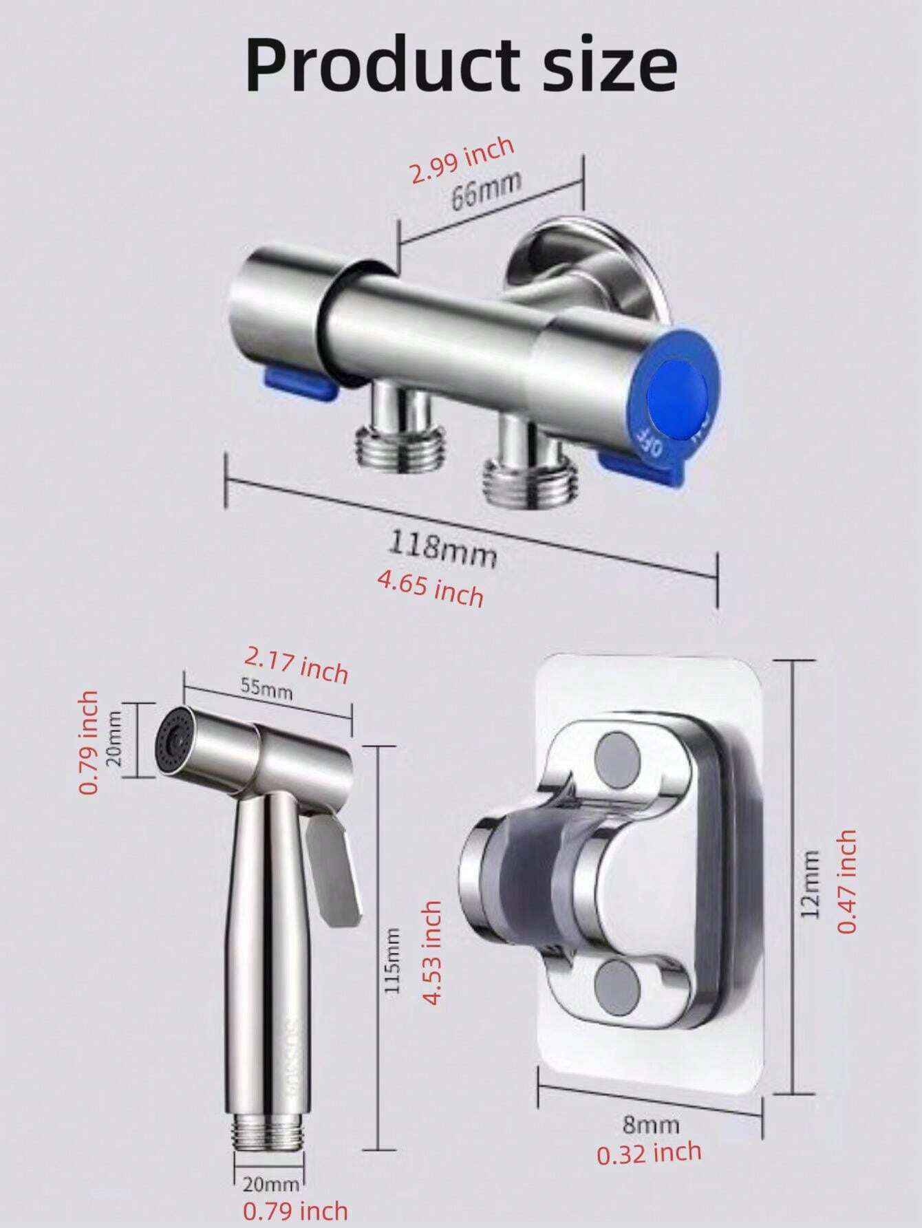 1pc Stainless Steel Toilet Companion Set PunchFree, DualUse Corner