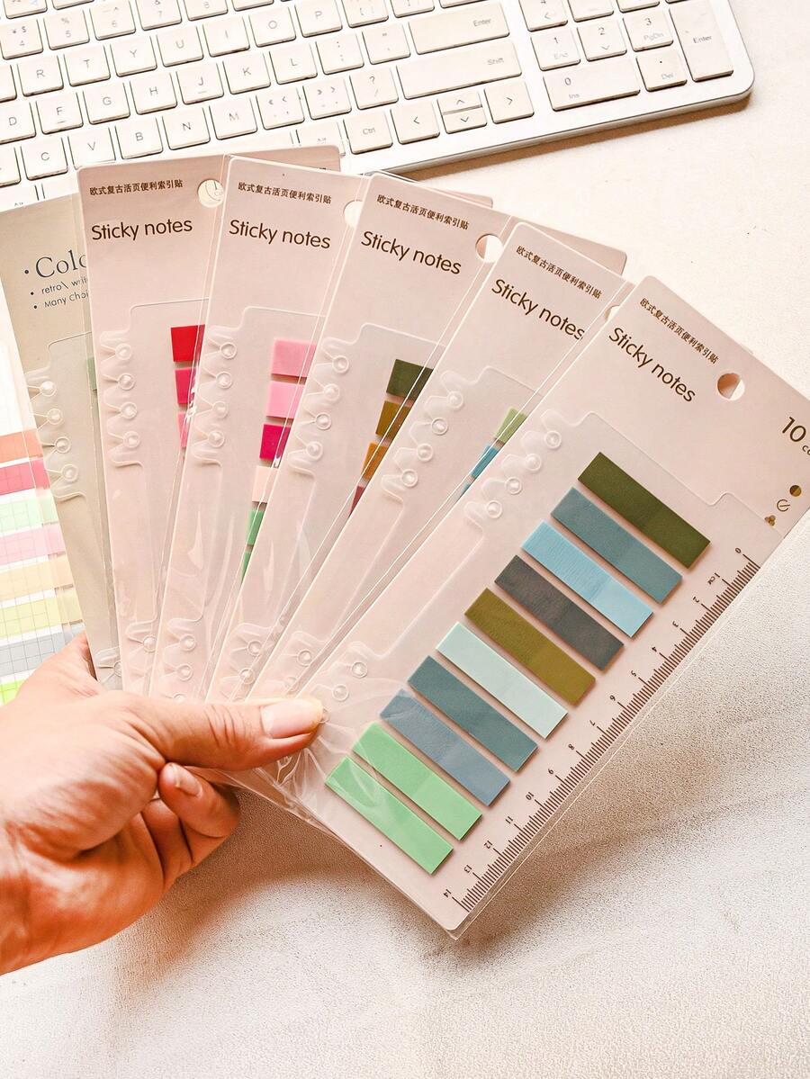 200 Sheets Of 1 Type Index Sticker Plastic Material Indicator Stickers