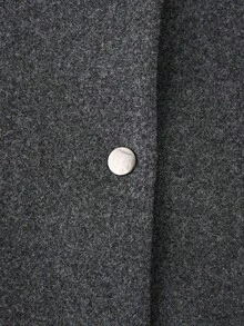 Women's Grey Patch Pocket Short Bomber Jacket - Dark Grey - View 7