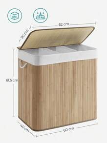 SONGMICS Laundry Baskets - Camel - View 6