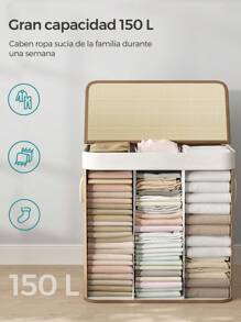 SONGMICS Laundry Baskets - Camel - View 4