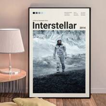 1 件墙面艺术海报无框星际穿越经典科幻电影海报优质印刷品和海报高清质量海报墙面艺术画书房家居装饰流行 - 彩色 - 查看 45