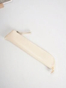 1PC Modern Style PU Printed Pencil Case With Zipper, Suitable For Boys And Girls Back To School,Pencil Pouch,School Bag,Stationery - Multicolor - View 13