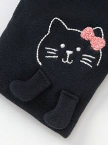 Balabala 宝宝裤子 女童冬季婴儿裤子 秋冬季休闲裤 下装 时尚俏皮 - 黑色 - 查看 8