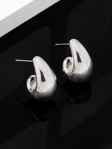 2 cặp bông tai hình giọt nước hình học thời trang dành cho nữ, chất lượng cao cho tiệc tùng, quà tặng, đi làm hàng ngày và phù hợp - Như thể hiện trong hình ảnh - Xem 13