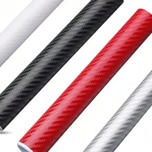 25 cm x 200 cm 3D-Carbonfolienbeschichtung Autoaufkleber, wasserdicht, Dekorative Schutzfolie für Motorrad, Auto Zubehör