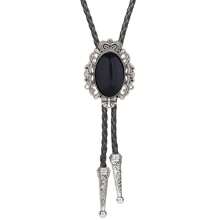 1pc Adjustable Navajo Style Gemstone Bolo Tie Necklace, Western Cowboy Bolo Tie Shirt Collar Accessory For Men And Women, Casual Party Wedding Best Gift - Gem - View 7