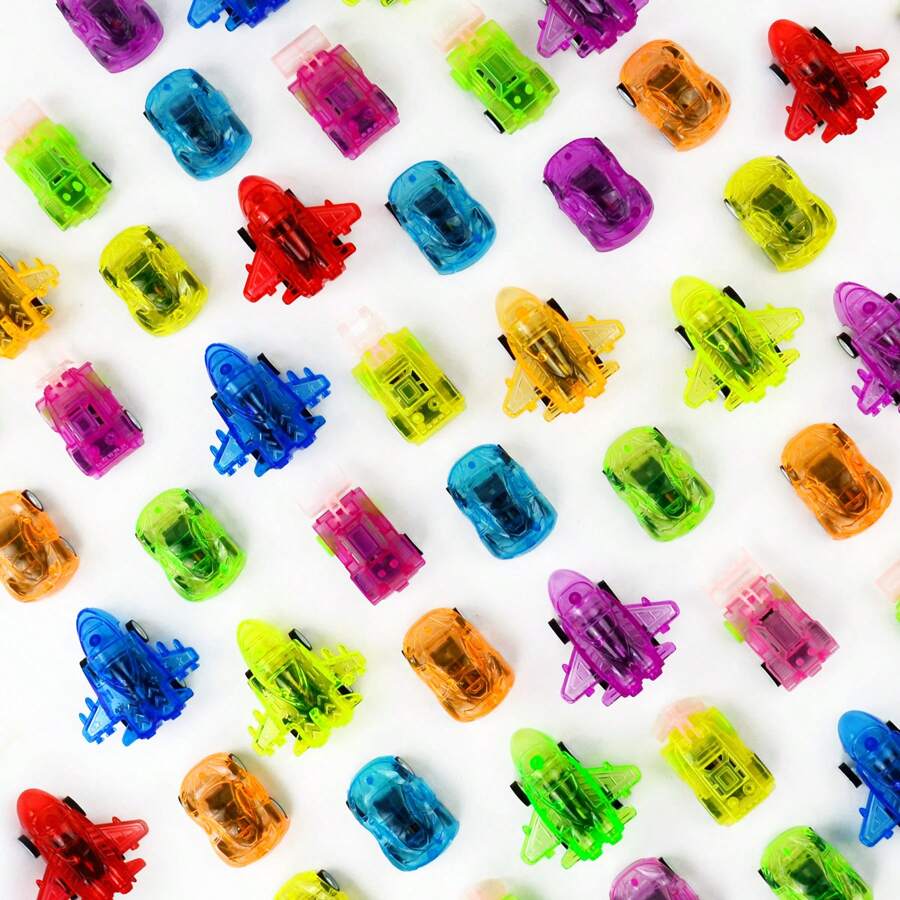 50 Mini Pull Back Cars For Kids 35 Years Old,Car Party Favors Toys