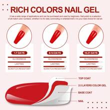 10ML 1 CÁI Gel Sơn Móng Tay Màu Đỏ Ngâm Móng Tay Gel Sơn Móng Tay Cho Phụ Nữ Và Trẻ Em Gái Tự Làm Tiệm Làm Móng Sử Dụng Móng Tay Giáng Sinh Màu Đỏ - Nhiều màu - Xem 6