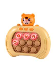 1Pc Generation4 Quick Push Game Console 999 Levels 4 Modes Pop Fidget Toys - Handheld Fast Push Bubble With Instant Sound Feedback, ,Sensory Electronic Whack-A-Mole Game Machine For Anxiety Stress For Teens,Adults,Birthday Gifts