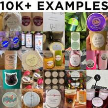 100Pcs Custom Stickers Personalized Business Labels Decals Customized Your Own Stickers With Any Design Logo Image Photo Text Name Address QR Code