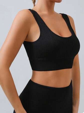 Sujetador deportivo para mujer, sujetador sin costuras, sujetador acolchado con recogido, sujetador sin espalda, bandeau transpirable y suave, sujetador inalámbrico cómodo, lencería para mujer