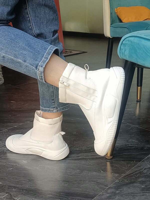 Damskie buty na wysokim obcasie w stylu vintage, nowe modne krótkie buty na grubym obcasie, stylowy średni obcas, odpowiednie na zimę