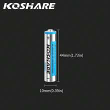 KOSHARE 20/40/60 件 AAA 1.5V 碱性电池，适用于遥控器、闹钟、门铃、车钥匙、手电筒，高性能、耐用持久，圣诞树灯带特价供应 [不可充电电池，请勿充电] - 7號電池 - 查看 6