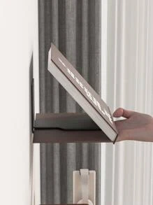 1/2/4 件套现代隐形悬浮书架，壁挂式多功能储物架，适用于家庭、办公室和书房 - 无需用电 - 彩色 - 查看 10