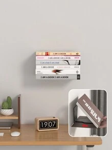 1/2/4 件套现代隐形悬浮书架，壁挂式多功能储物架，适用于家庭、办公室和书房 - 无需用电 - 彩色 - 查看 3