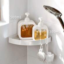 1pc High-Quality Large Capacity Bathroom Hand Wash Liquid Refillable Dispenser Bottle, Suitable For Shampoo, Body Wash, Laundry Detergent