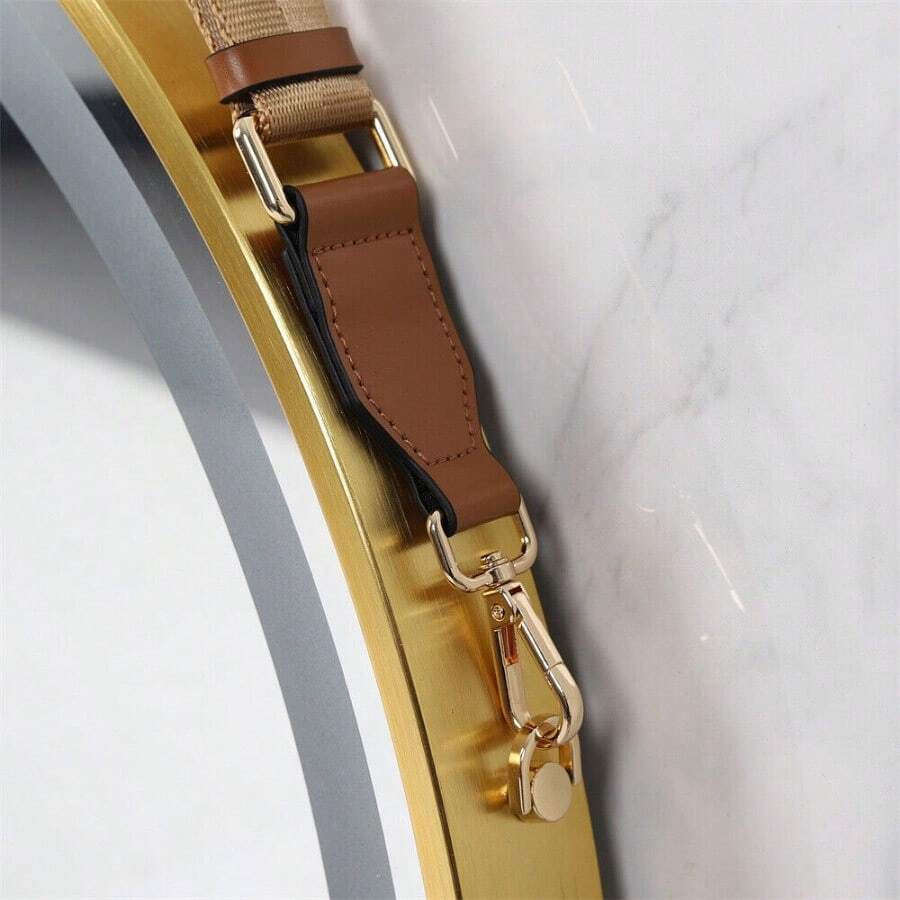 24 Inch LED Bathroom Mirror With Lights Round Vanity Mirror Dimmable