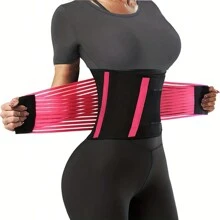 1 件女士腰部训练器塑身器 Faja 瘦身紧身女士平坦腹部修身束腹带健身腰带束腰带锻炼 Gaine